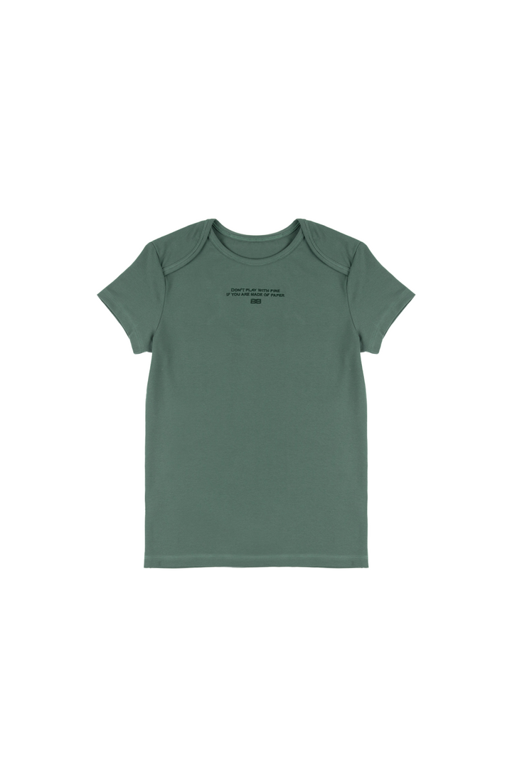 PAPER GREEN BABY TEE