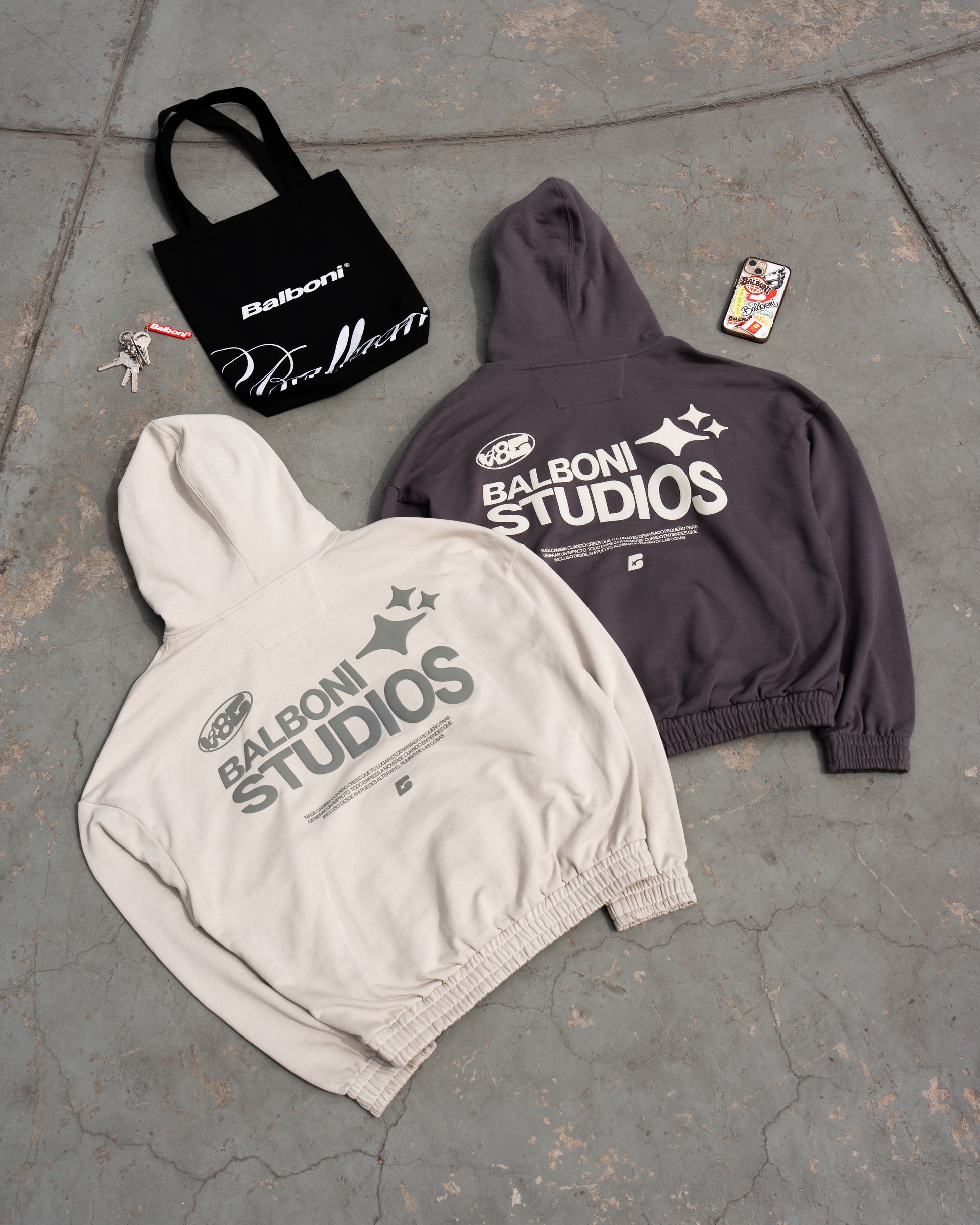 HOODIE STUDIOS GREY