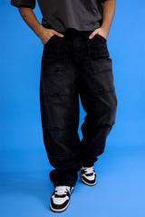 BALLOON PLEATS BLACK