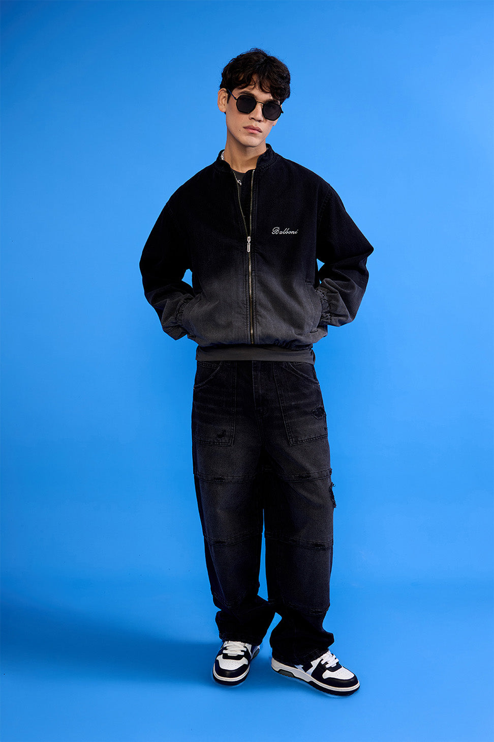 CASACA BOMBER MEET BLACK