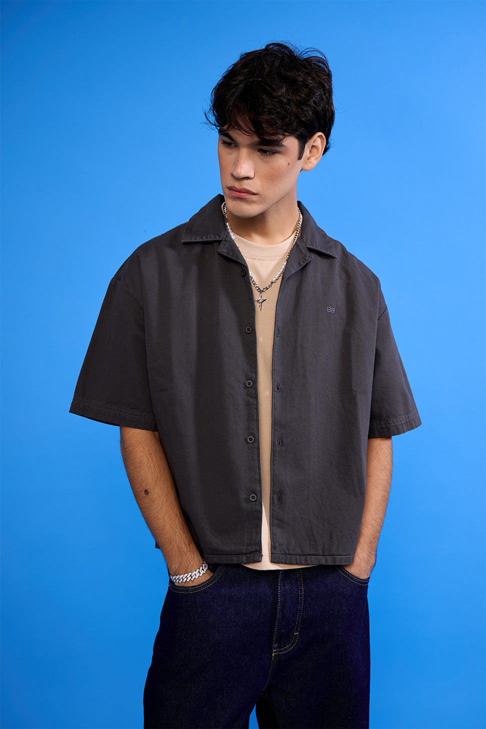 SHIRT WINGS GRAY