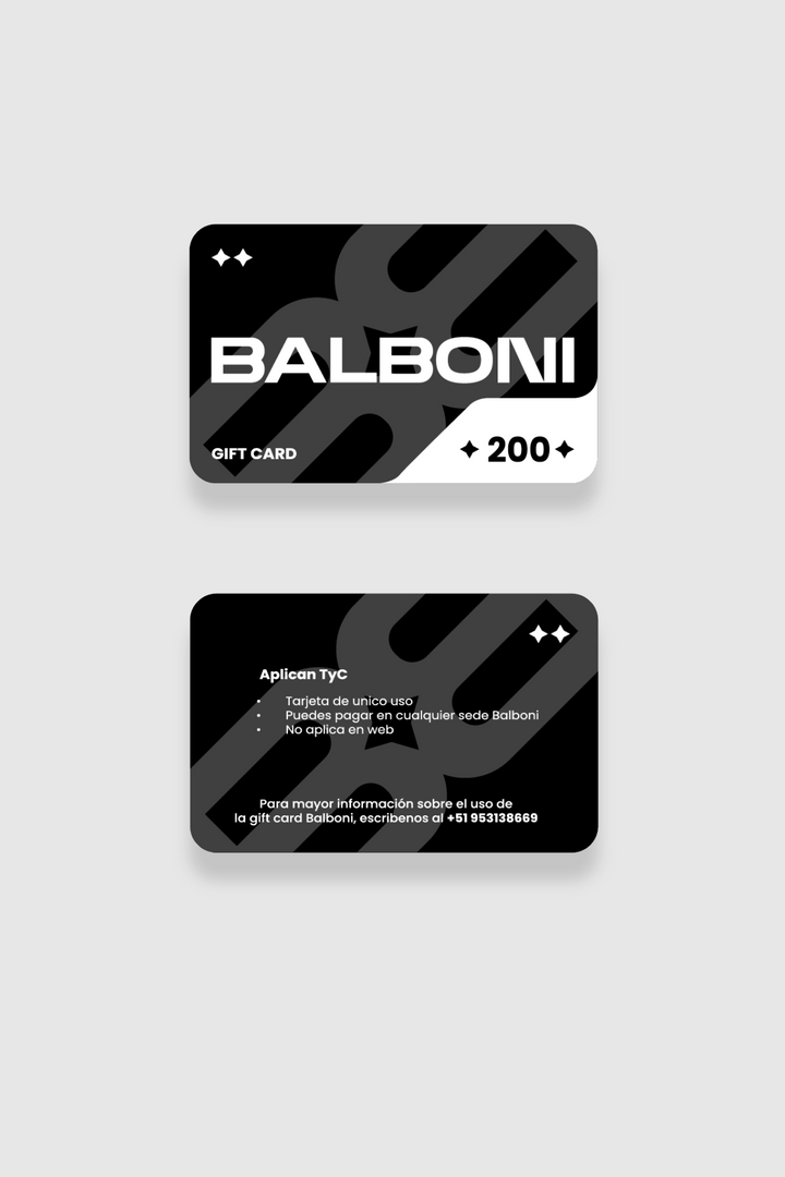 GIFT CARD BALBONI