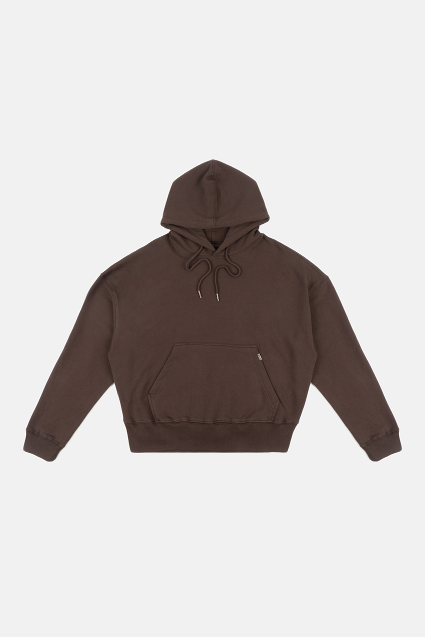 HOODIE BOXY BROWN