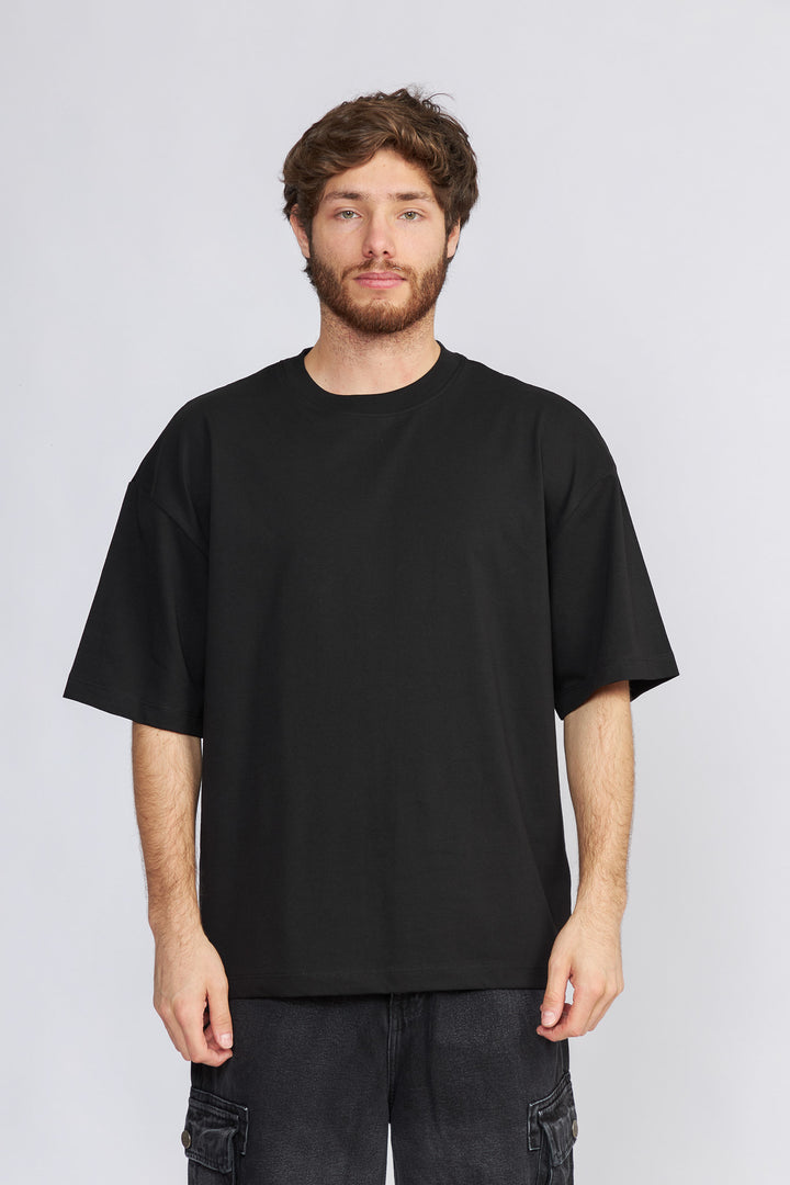 POLO OVERSIZE NEGRO