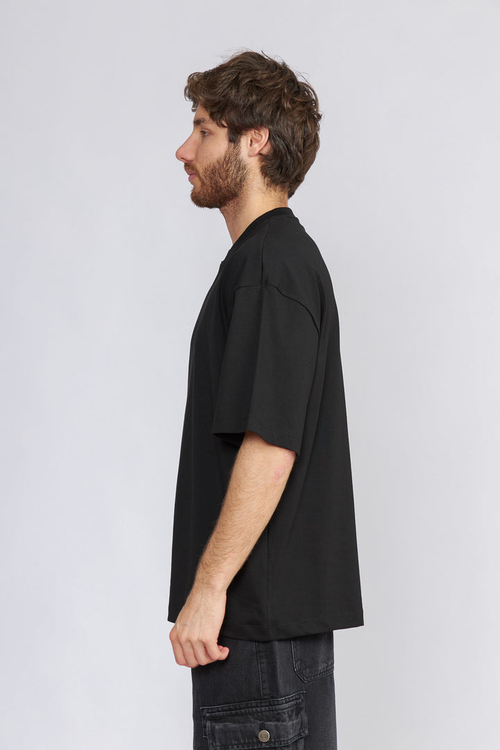 POLO OVERSIZE NEGRO