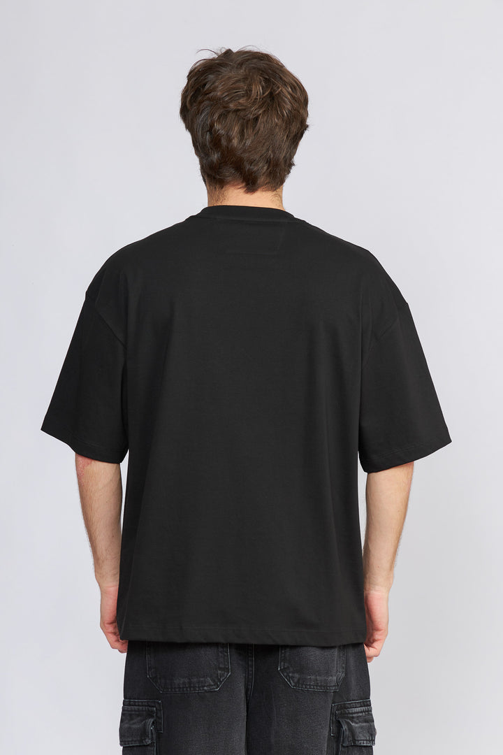 POLO OVERSIZE NEGRO