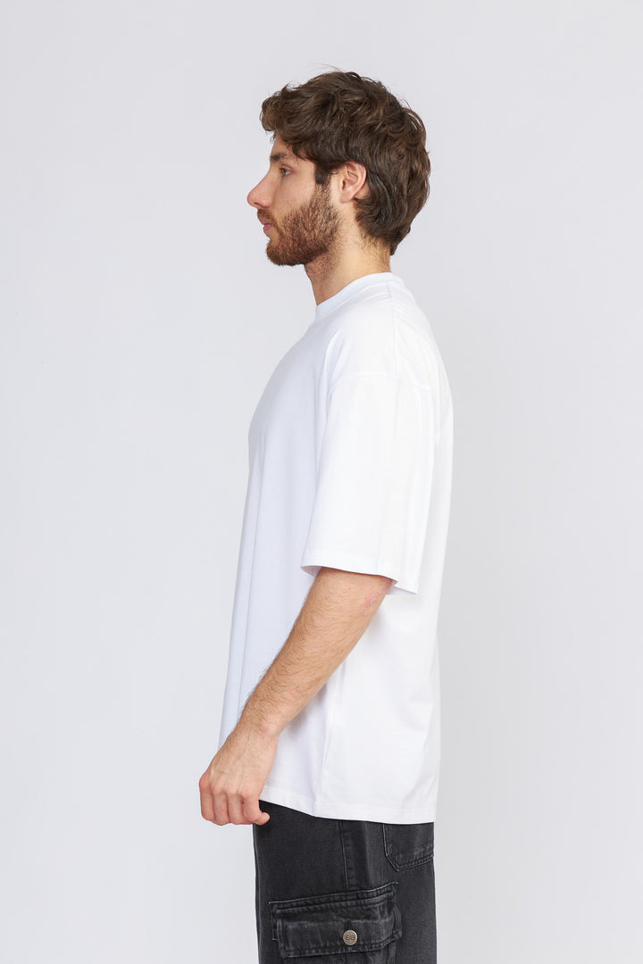 POLO OVERSIZE BLANCO