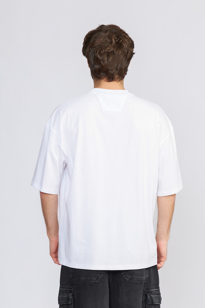 POLO OVERSIZE BLANCO