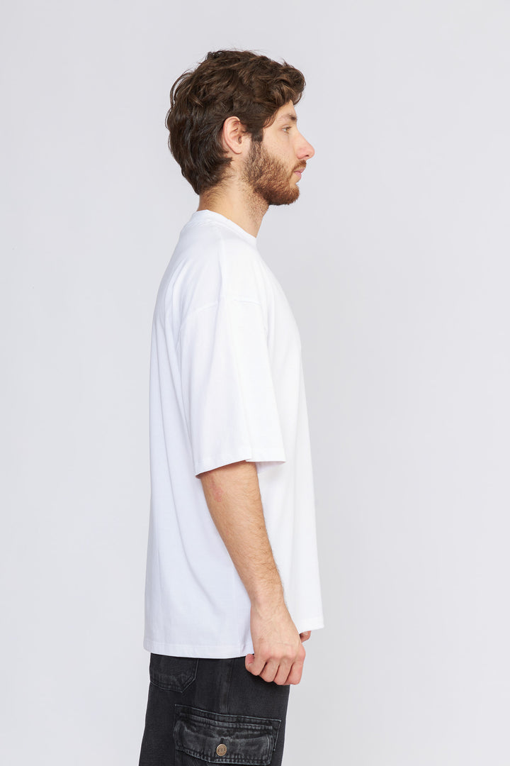 POLO OVERSIZE BLANCO