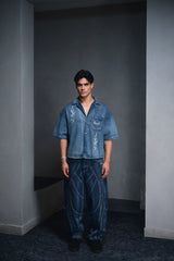 SHIRT INDIGO OXIDE BLUE