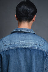 SHIRT INDIGO OXIDE BLUE