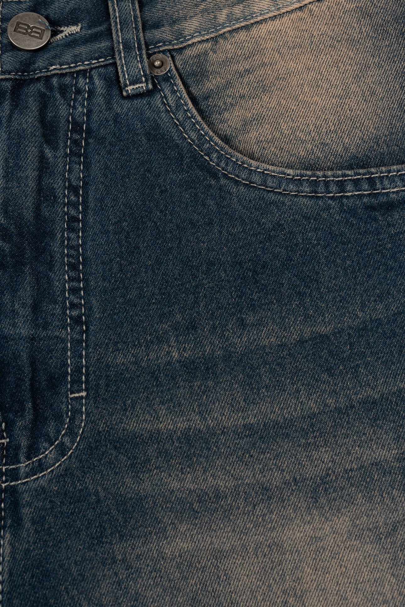 STONE BAGGY OXID BLUE