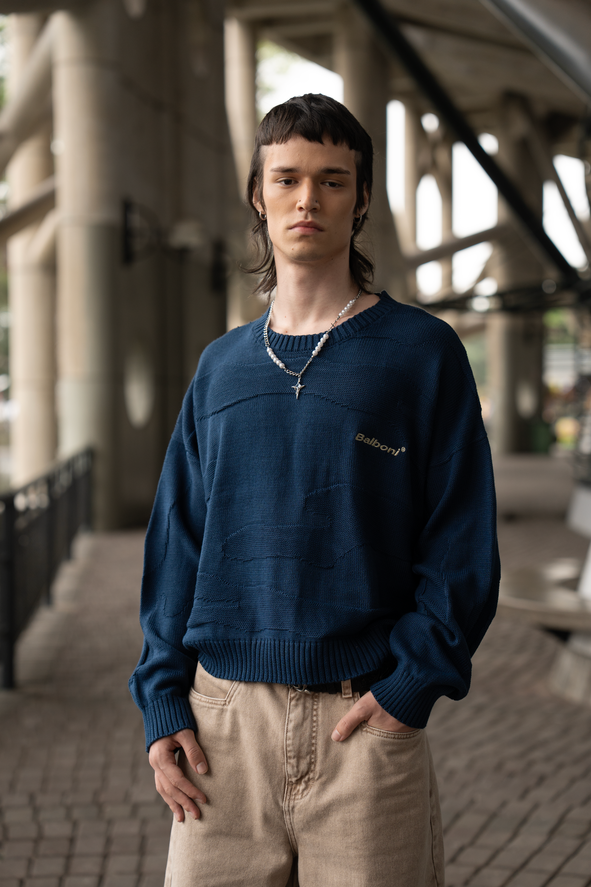 DAX BLUE KNIT