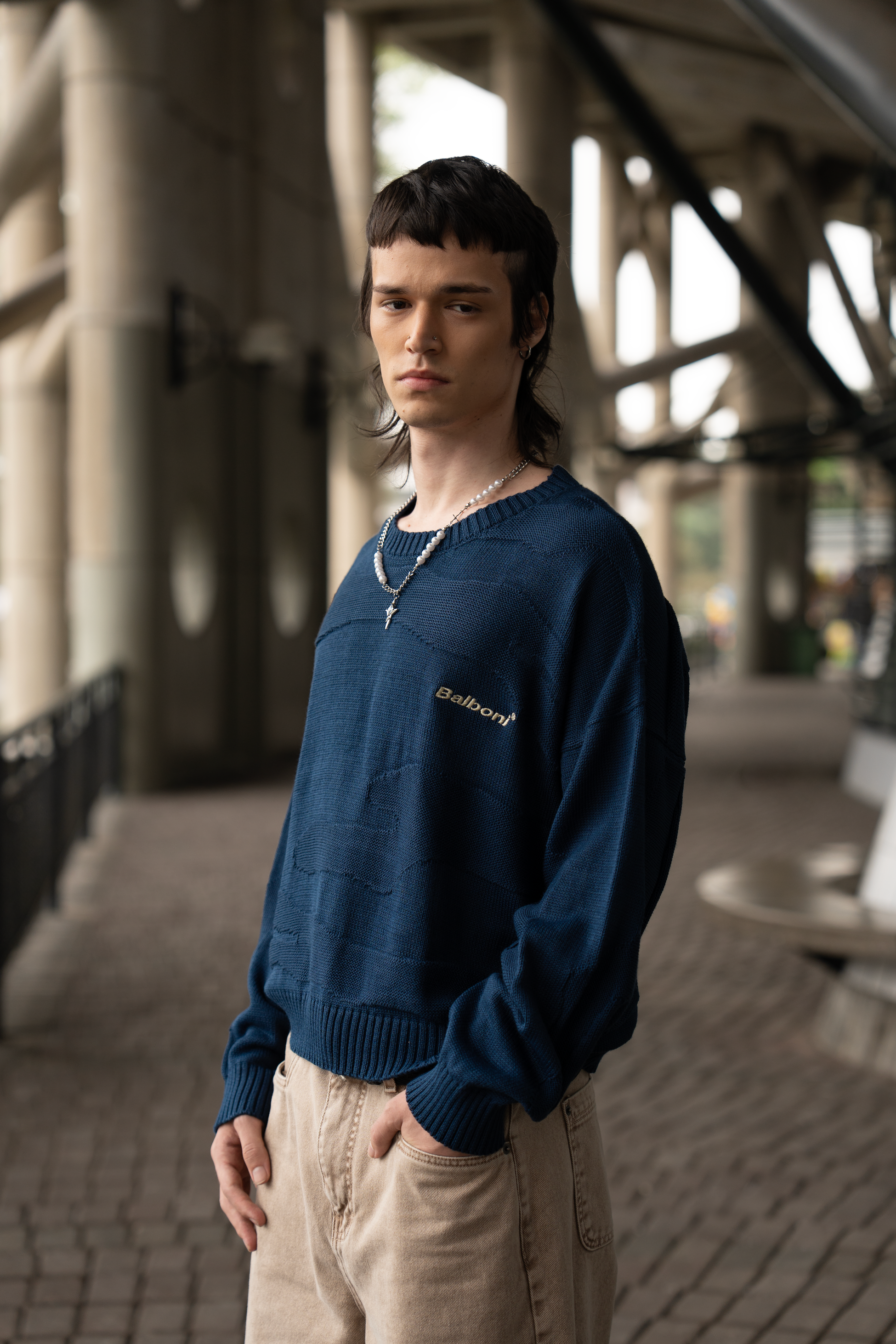DAX BLUE KNIT
