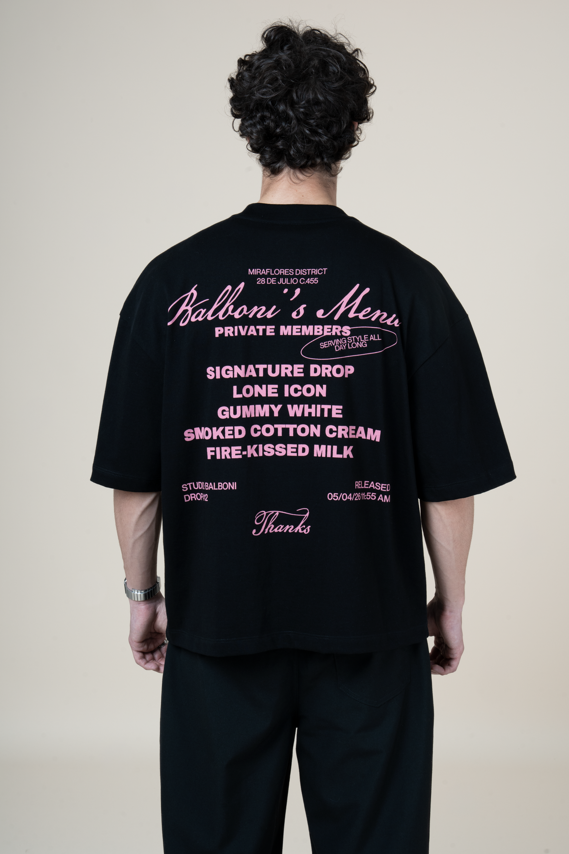 OVERSIZE MENU