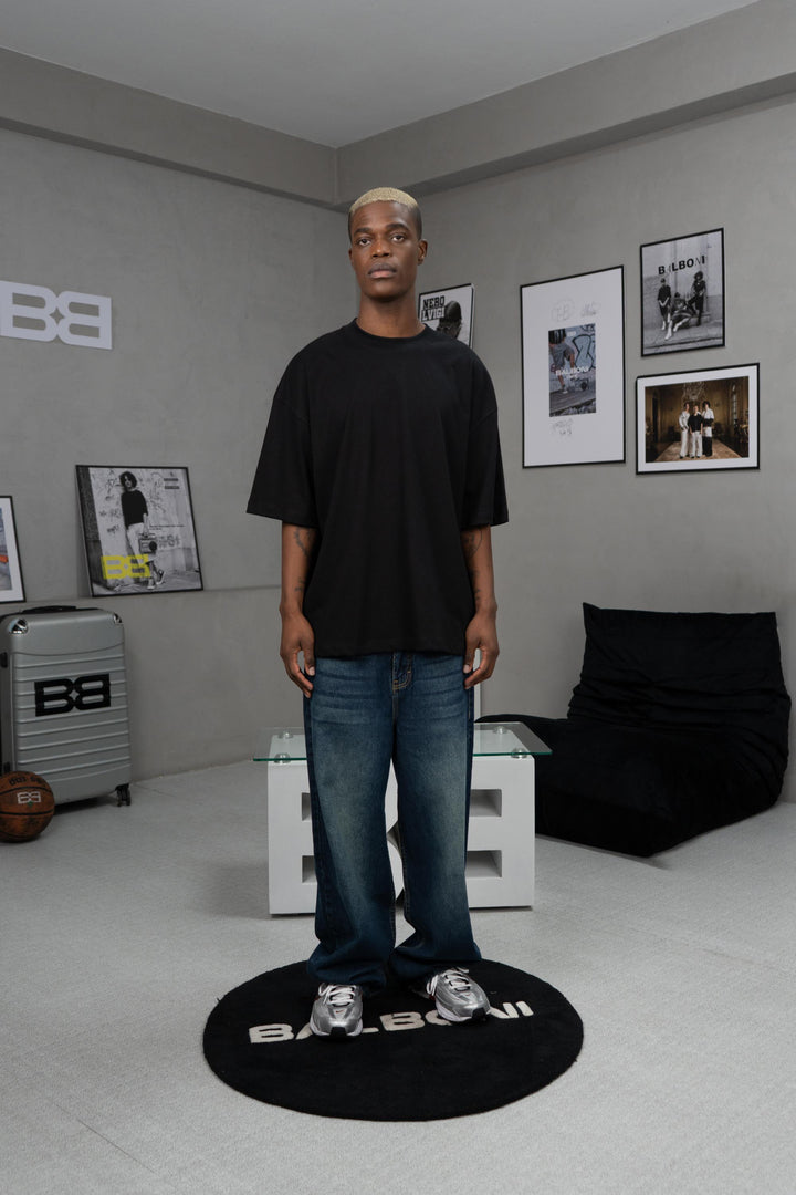 POLO OVERSIZE NEGRO