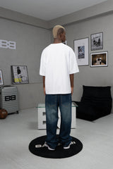 POLO OVERSIZE BLANCO