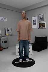 POLO OVERSIZE MARRON