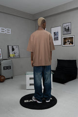 POLO OVERSIZE MARRON