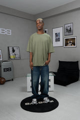 POLO OVERSIZE VERDE MILITAR