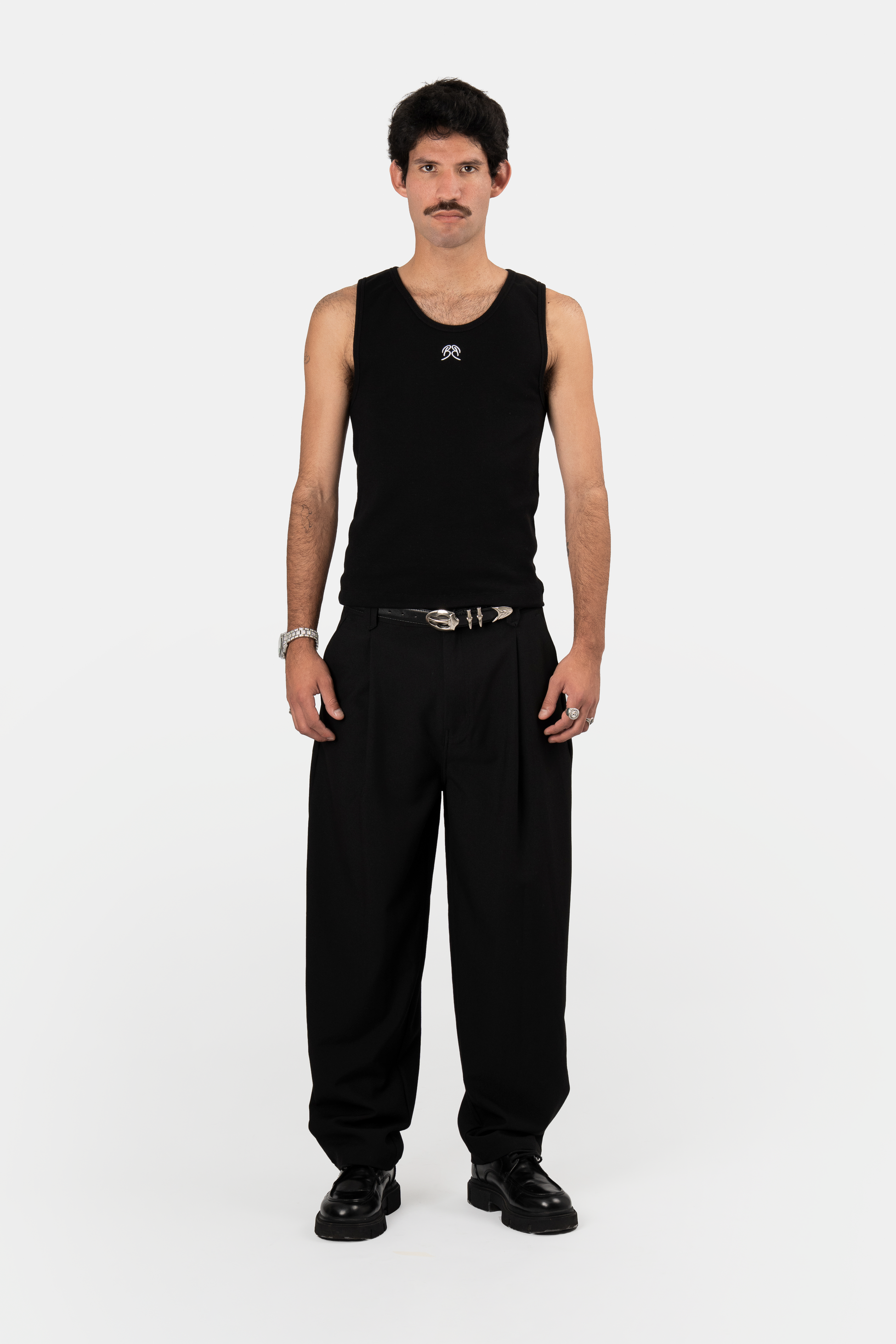 BLACK COMPASS PANTS
