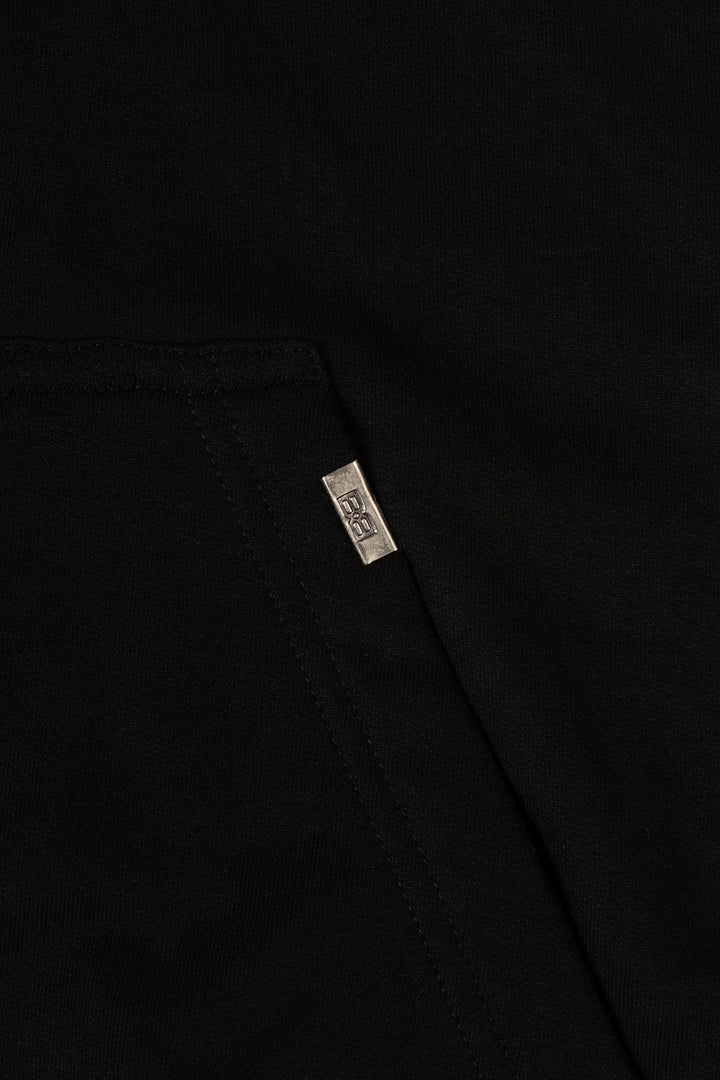 HOODIE BOXY BLACK