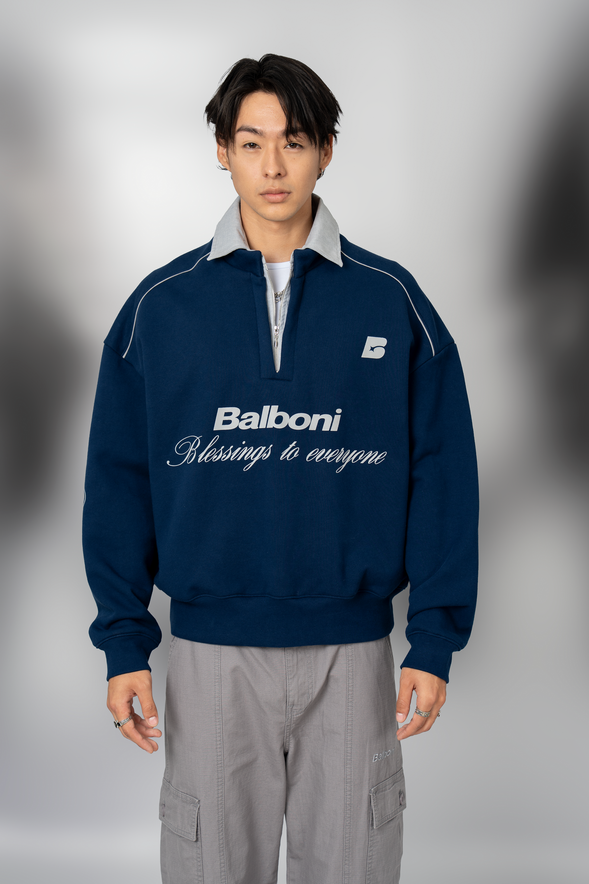 HOODIE LECLERC NAVY