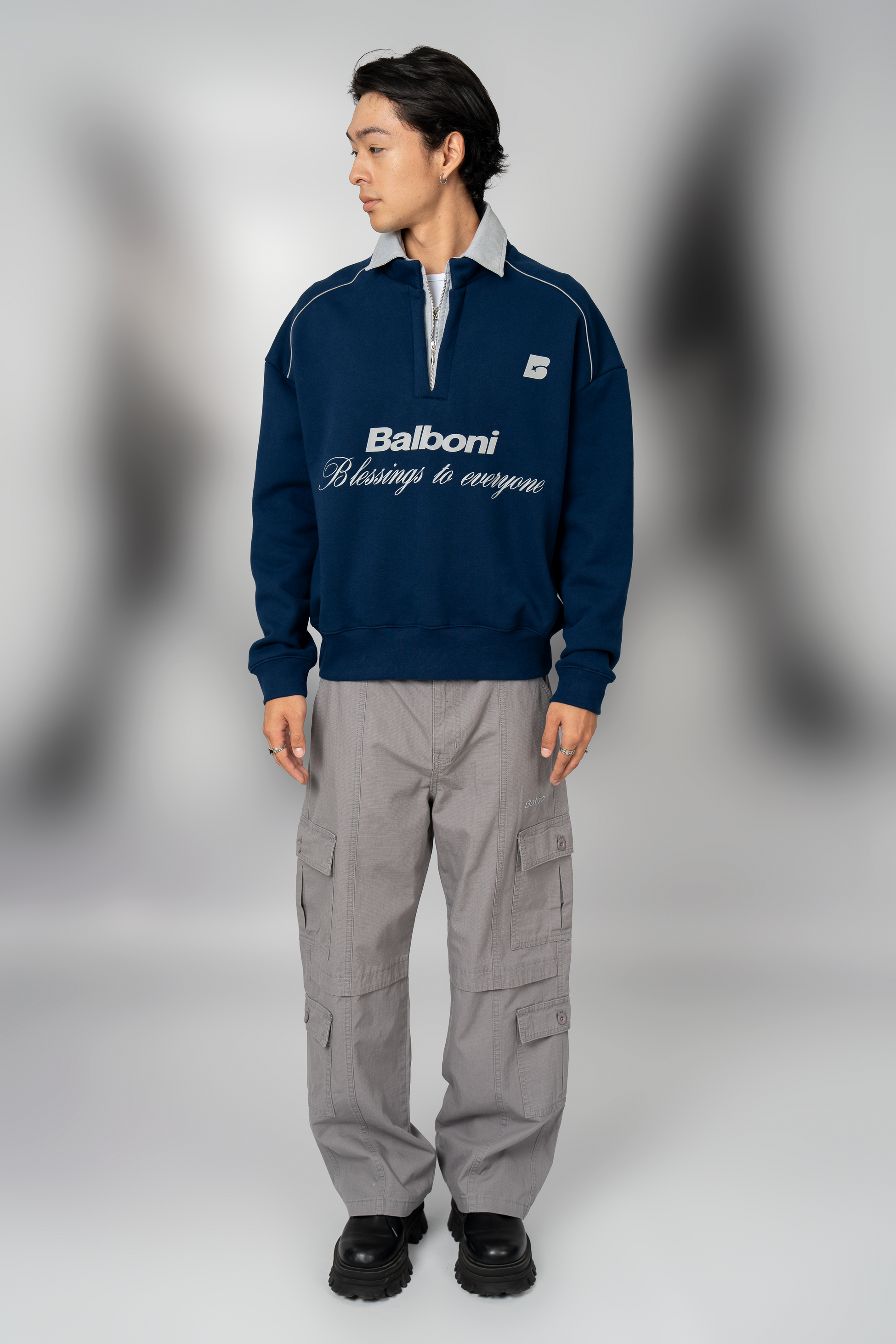 HOODIE LECLERC NAVY