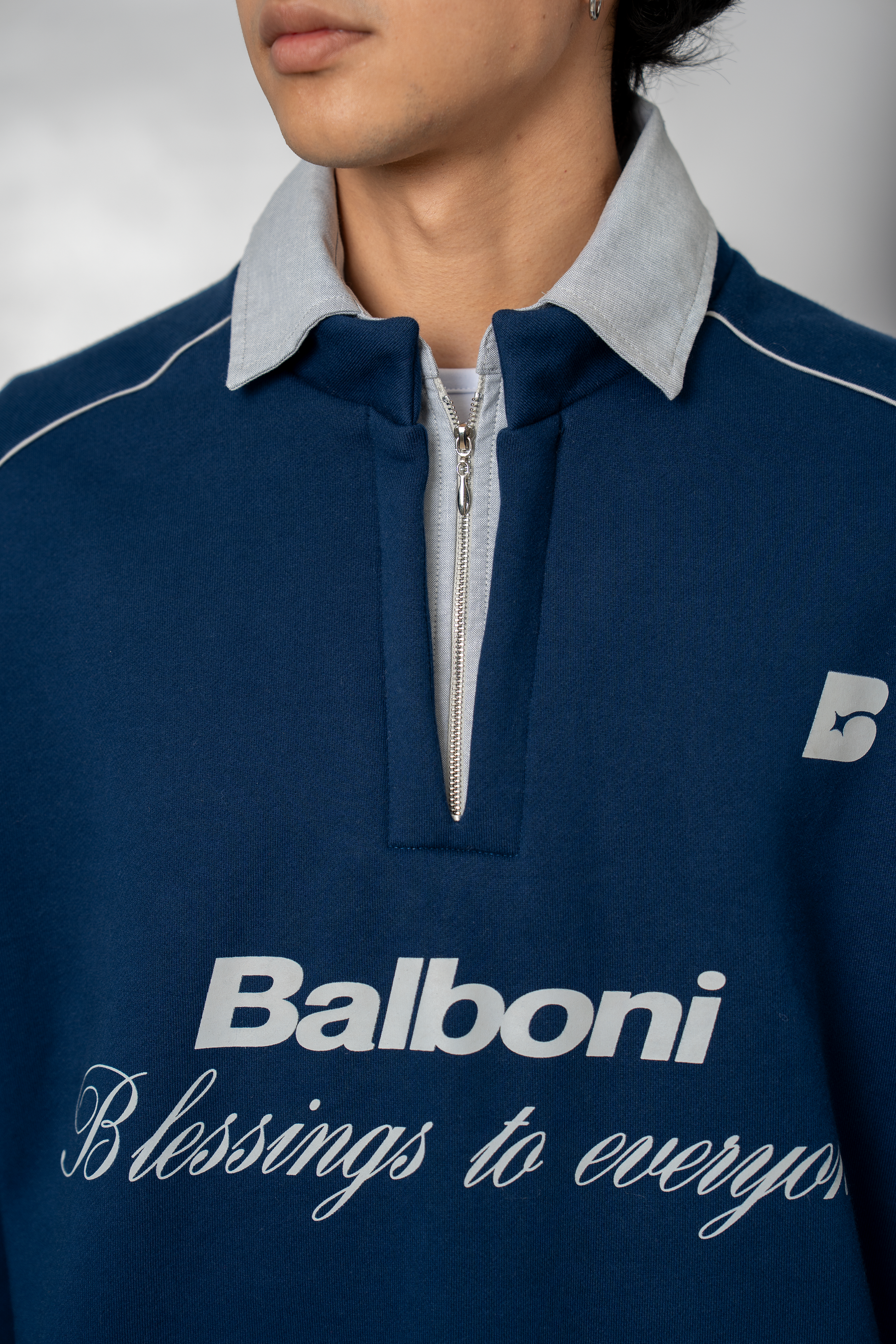 HOODIE LECLERC NAVY