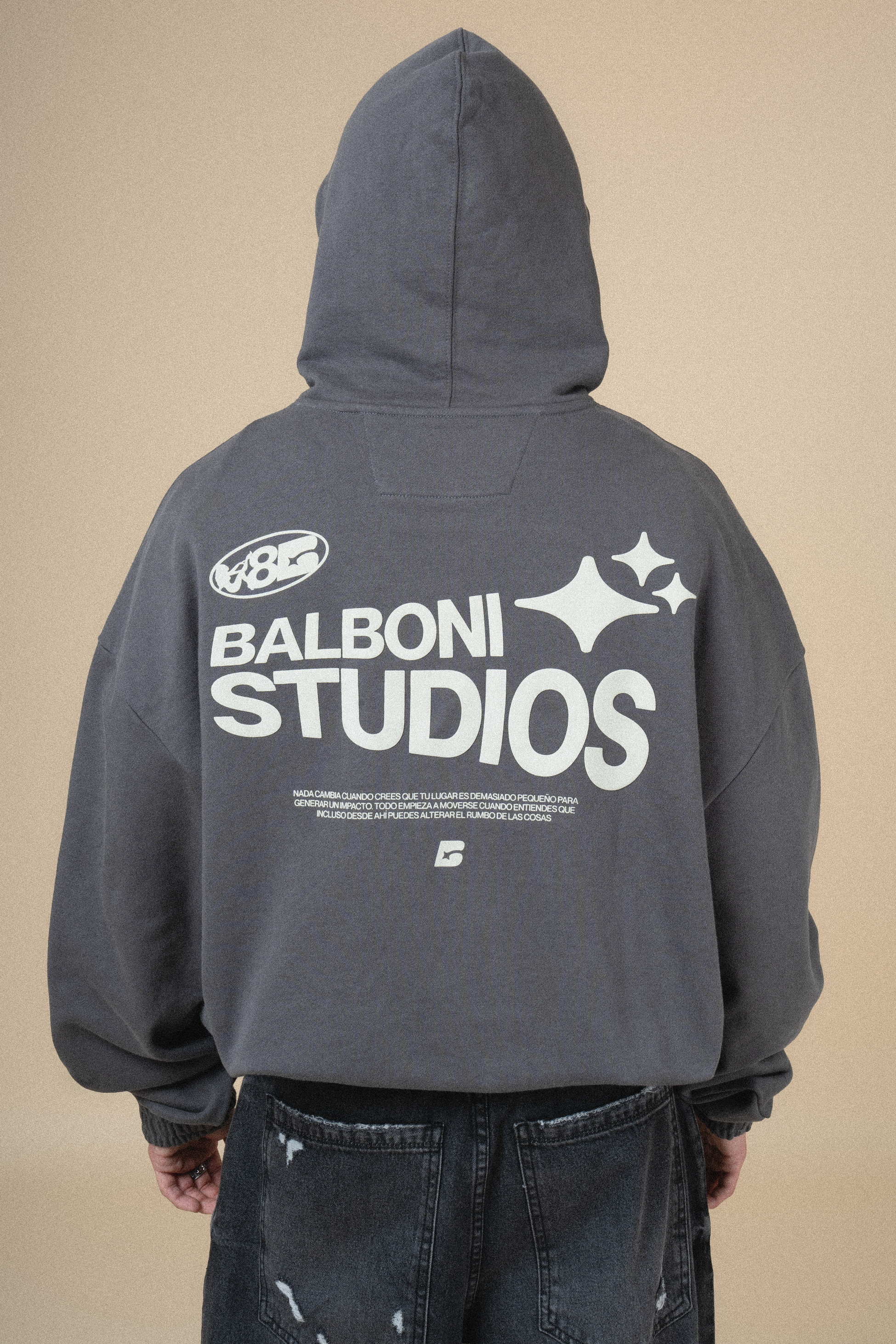 HOODIE STUDIOS GREY