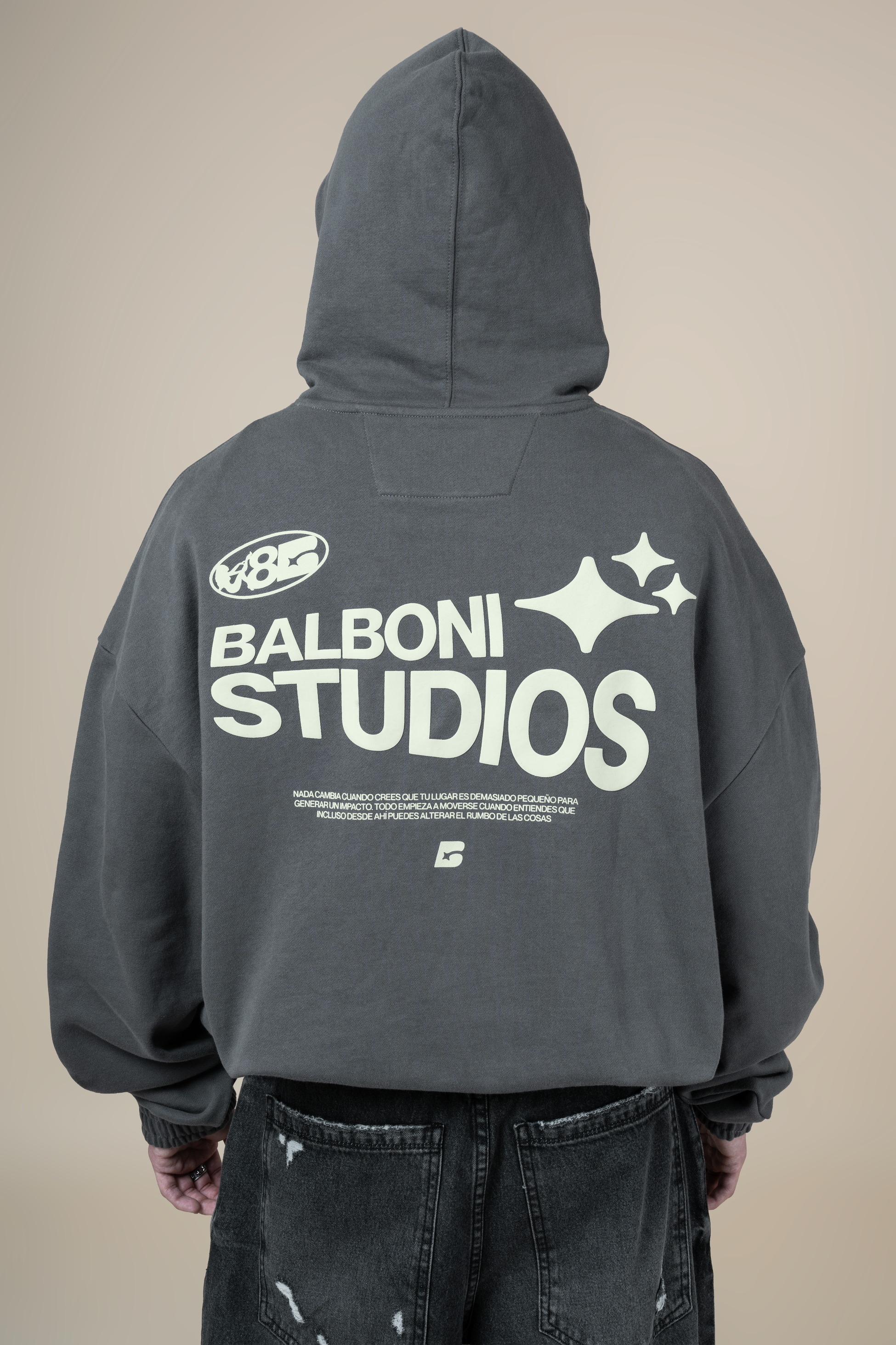 HOODIE STUDIOS GREY