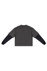 T-SHIRT TWOFOLD GREY