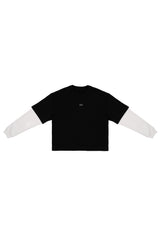 T-SHIRT TWOFOLD BLACK