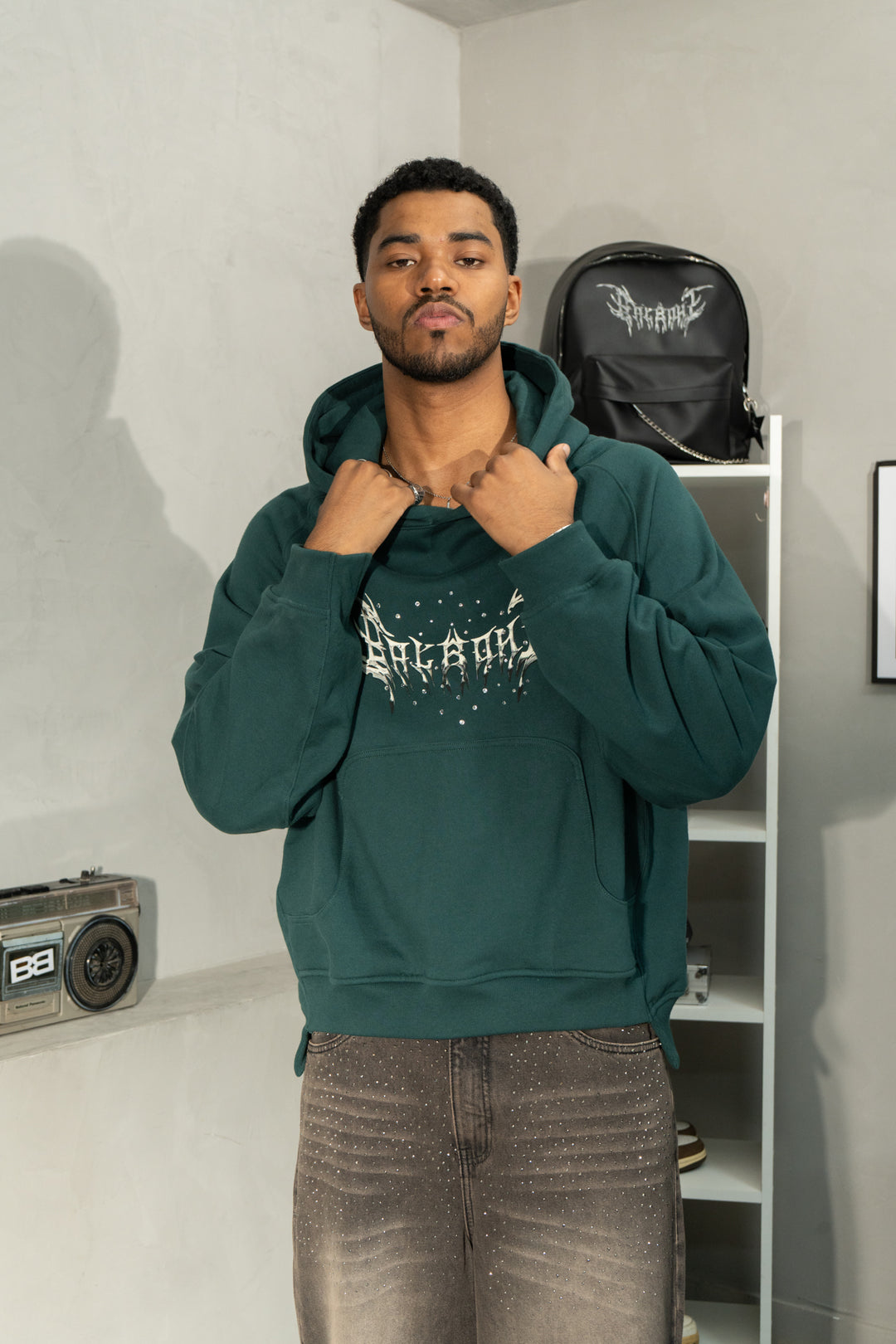 HOODIE WORTH GREEN