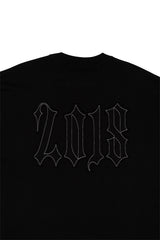 T-SHIRT TWOFOLD BLACK