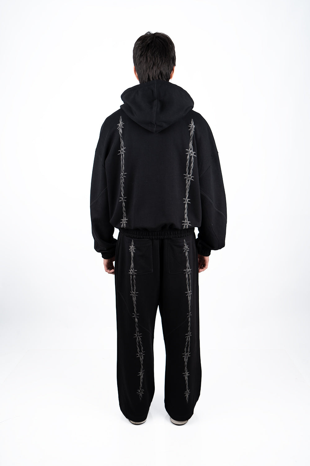 ZIP HOODIE THORNED