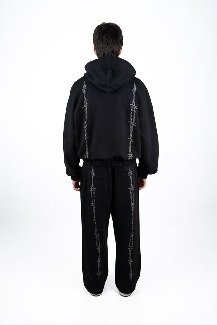 ZIP HOODIE THORNED