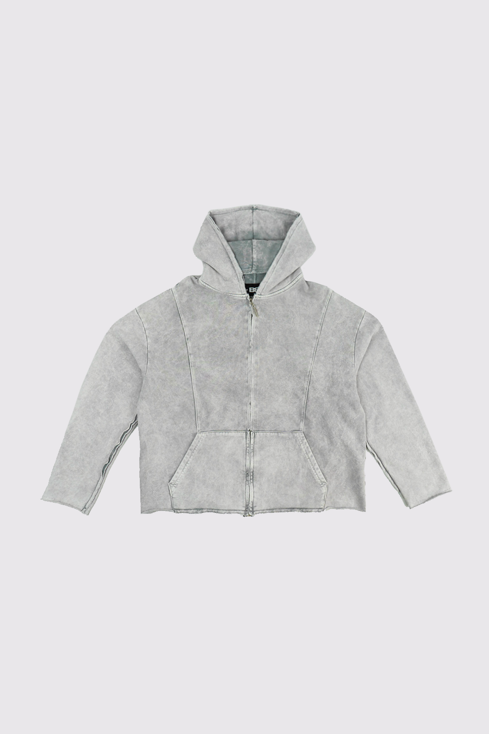 HOODIE ZIP STARTED SILVER