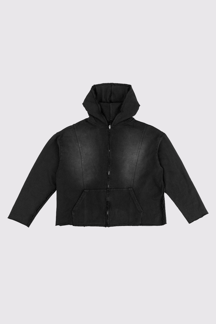 HOODIE ZIP STARTED BLACK