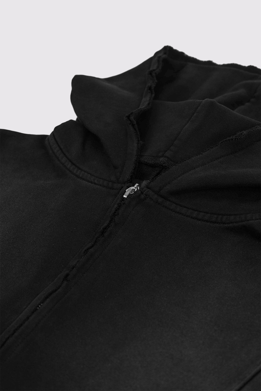 HOODIE ZIP STARTED BLACK