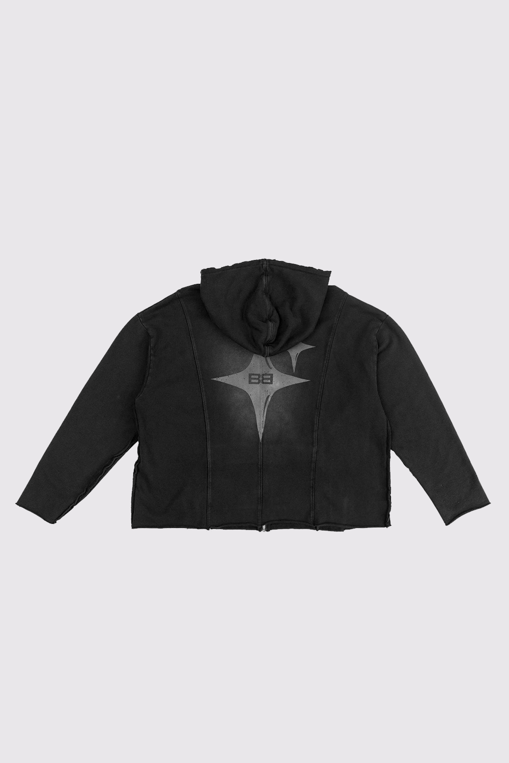 HOODIE ZIP STARTED BLACK