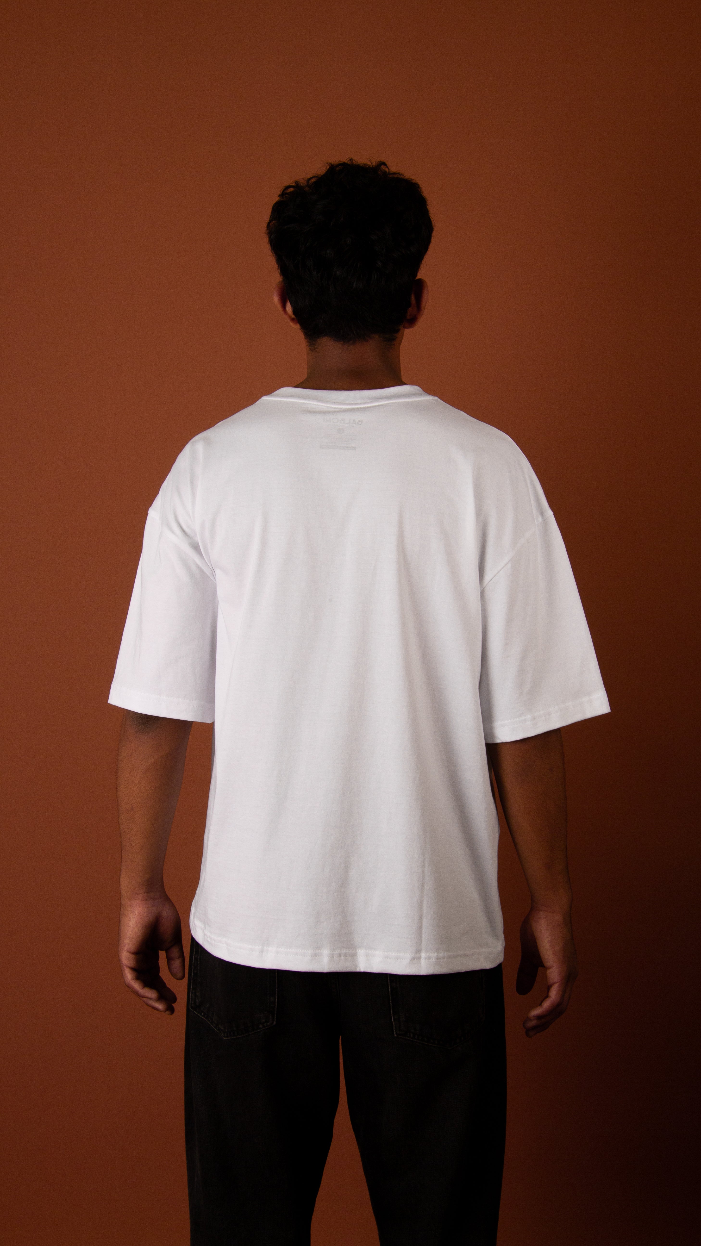 POLO OVERSIZE BLANCO