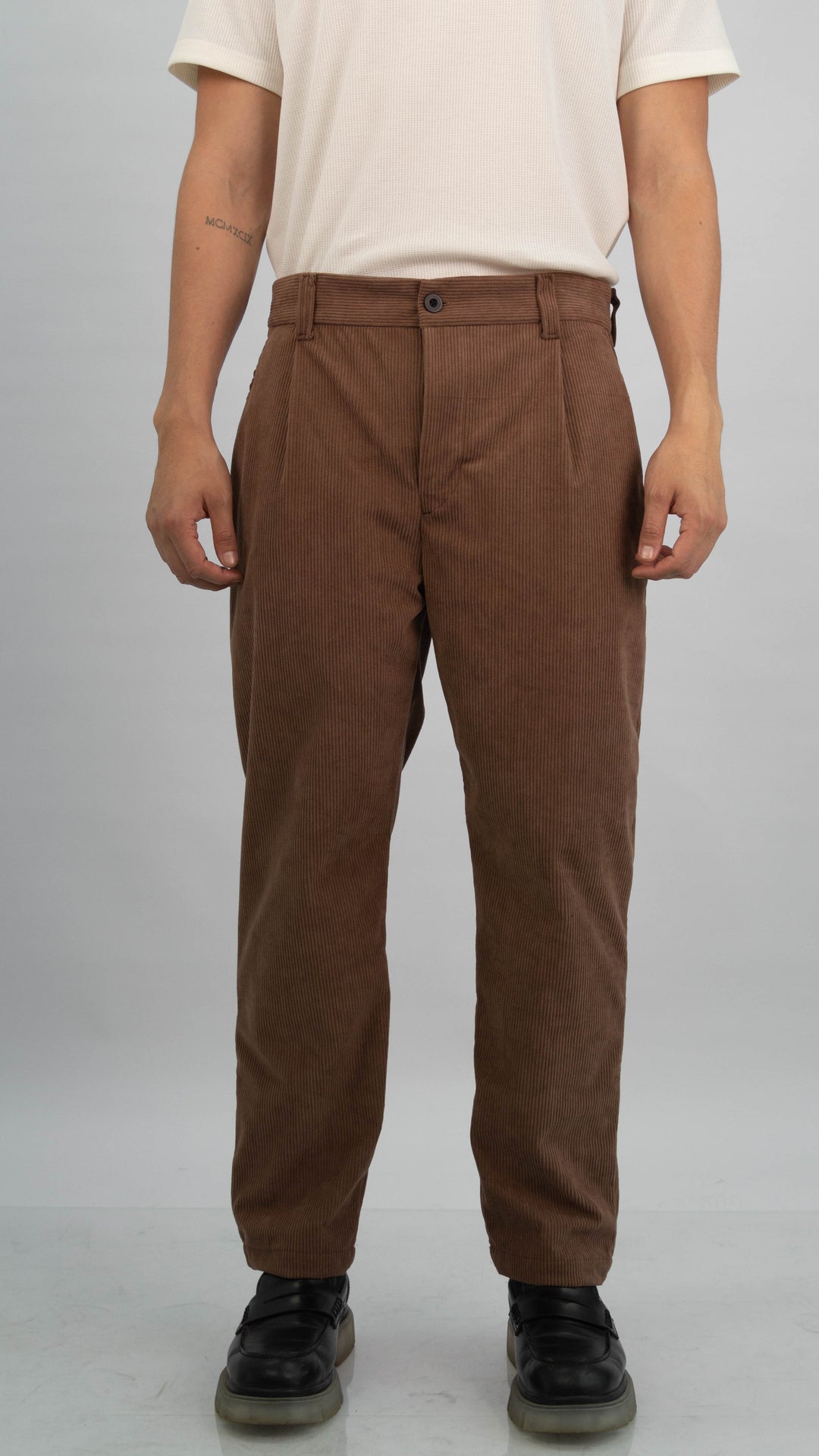 CORDUROY PANTS MARRON
