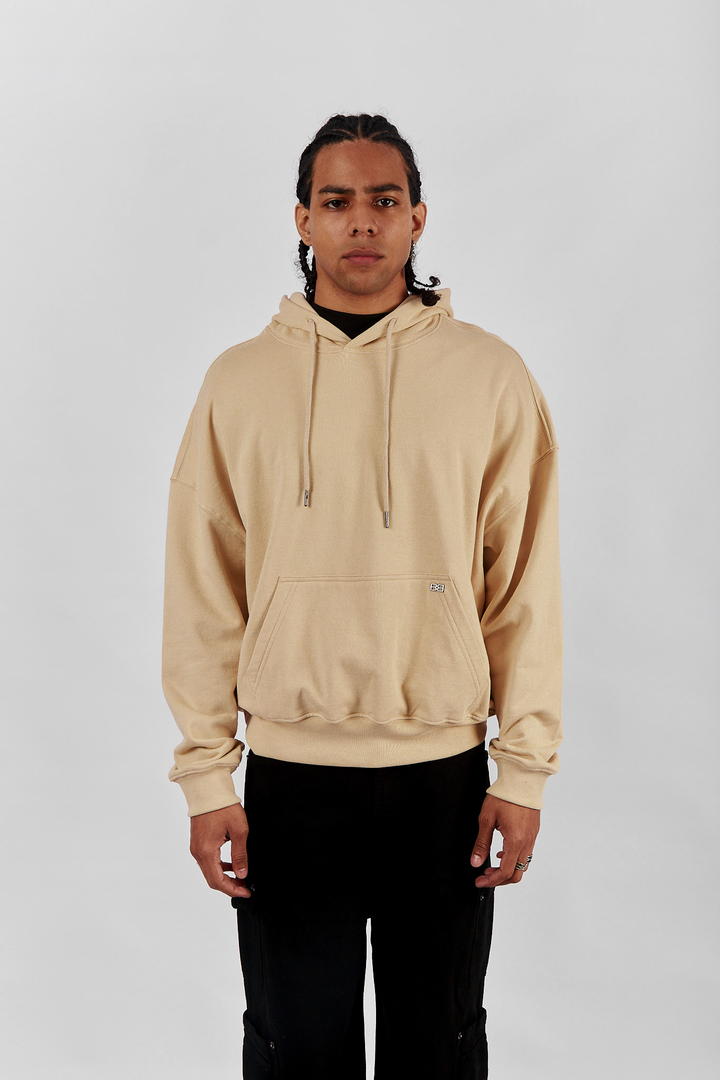 HOODIE BOXY SAND