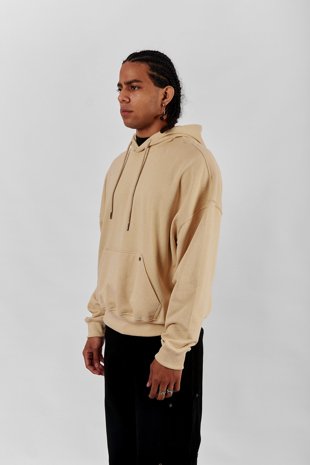 HOODIE BOXY SAND