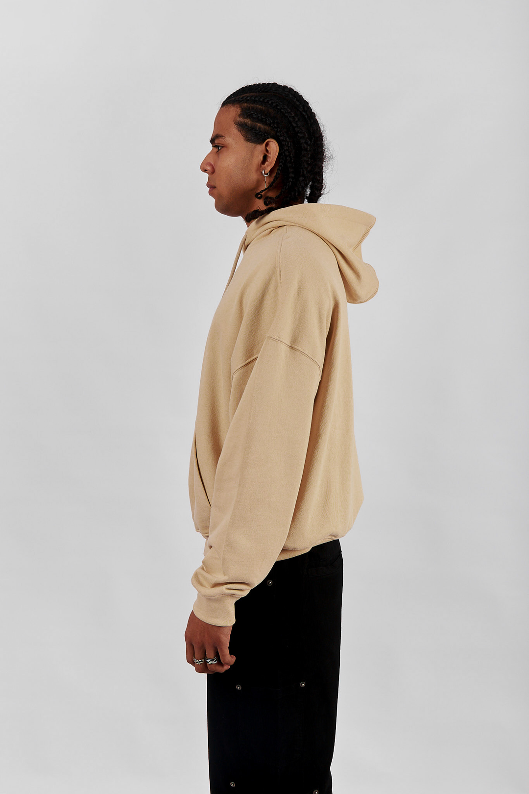 HOODIE BOXY SAND