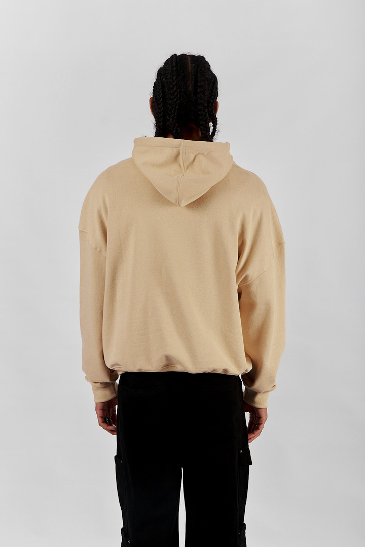 HOODIE BOXY SAND