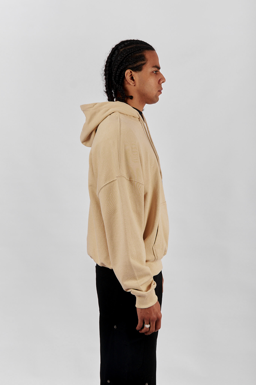 HOODIE BOXY SAND