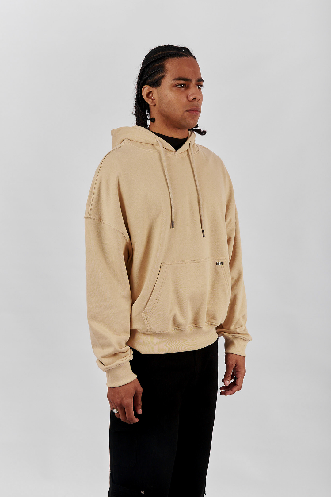 HOODIE BOXY SAND