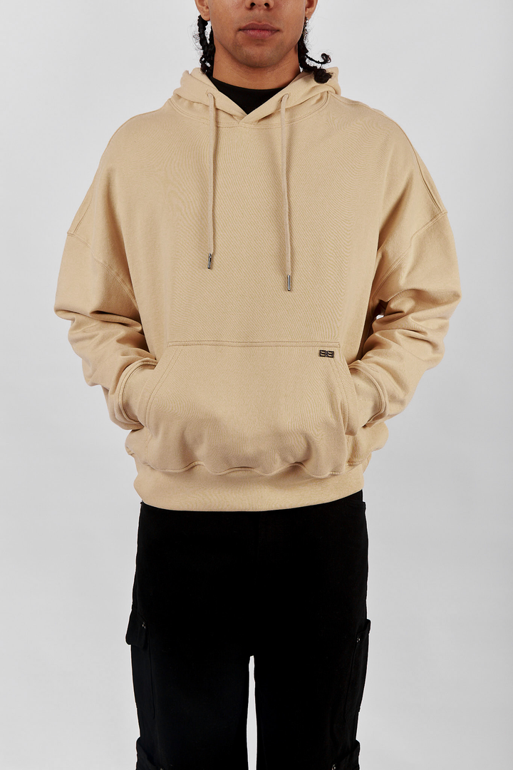 HOODIE BOXY SAND